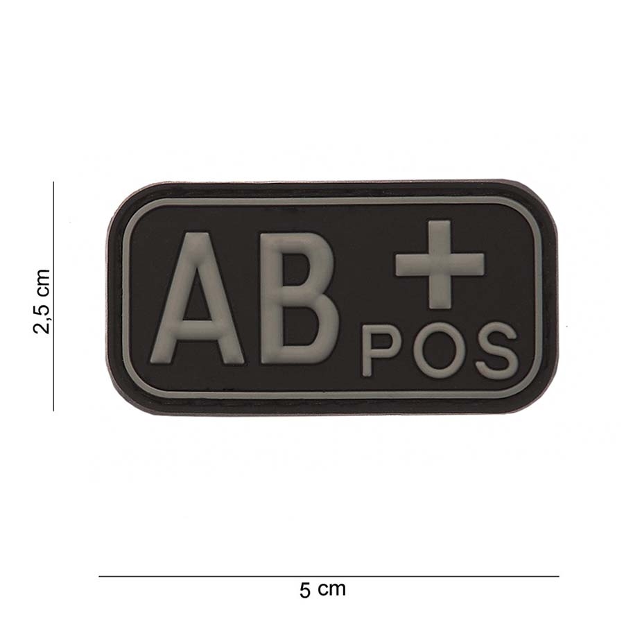 PVC Patch Blutgruppe